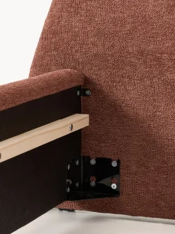 Cama tapizada en tejido bouclé Gary