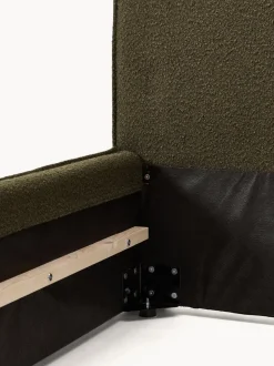 Cama tapizada en tejido bouclé Dream