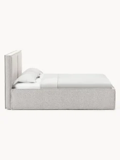 Cama tapizada en tejido bouclé Dream
