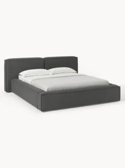 Cama tapizada Lennon, con espacio de almacenamiento