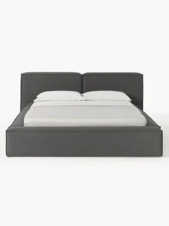 Cama tapizada Lennon, con espacio de almacenamiento