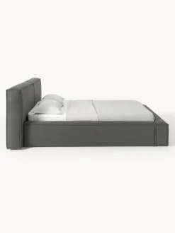 Cama tapizada Lennon, con espacio de almacenamiento