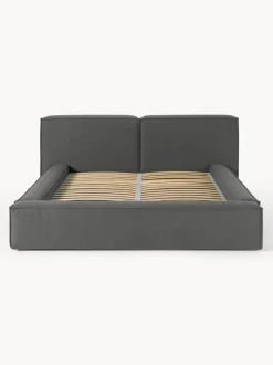 Cama tapizada Lennon, con espacio de almacenamiento