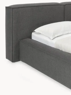 Cama tapizada Lennon, con espacio de almacenamiento