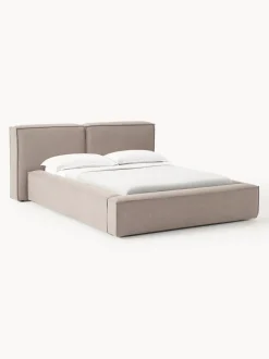 Cama tapizada Lennon, con espacio de almacenamiento