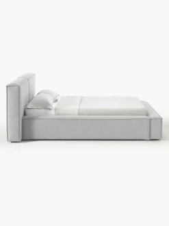 Cama tapizada Lennon, con espacio de almacenamiento