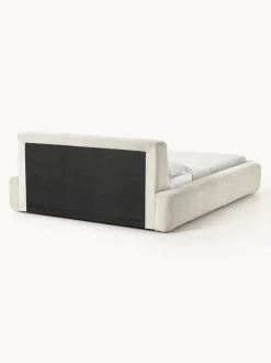 Cama tapizada Melva, con espacio de almacenamiento