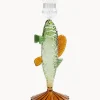 Candelabro artesanal de vidrio borosilicato Fish