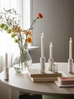 Candelabro con relieves Bernadotte, 11 cm
