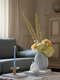 Candelabro de acero inoxidable mate Uma