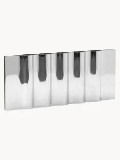 Candelabro de acero inoxidable Ripply