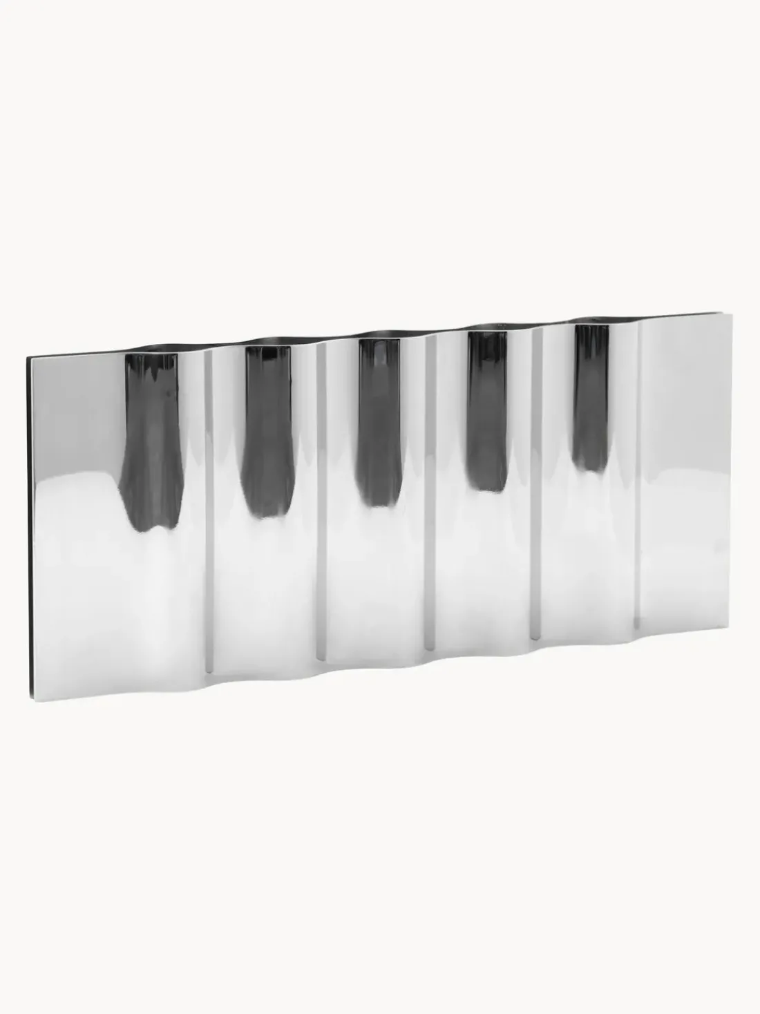 Candelabro de acero inoxidable Ripply
