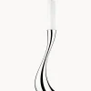 Candelabro de acero inoxidable con forma orgánica Cobra, 50 cm