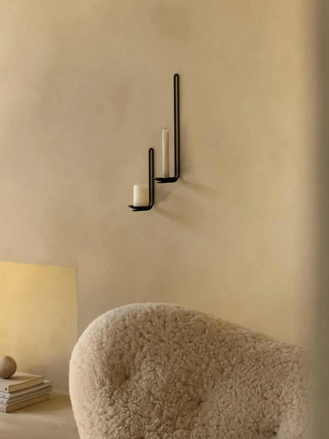 Candelabro de metal Clip