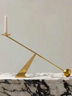 Candelabro de metal de diseño Interconnect