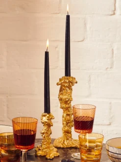 Candelabro de metal Drip
