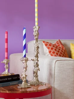 Candelabro de metal Drip