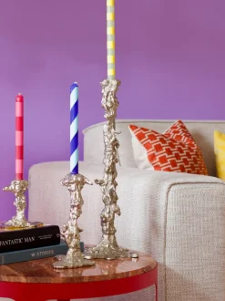 Candelabro de metal Drip