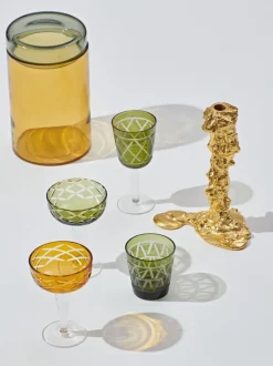 Candelabro de metal Drip
