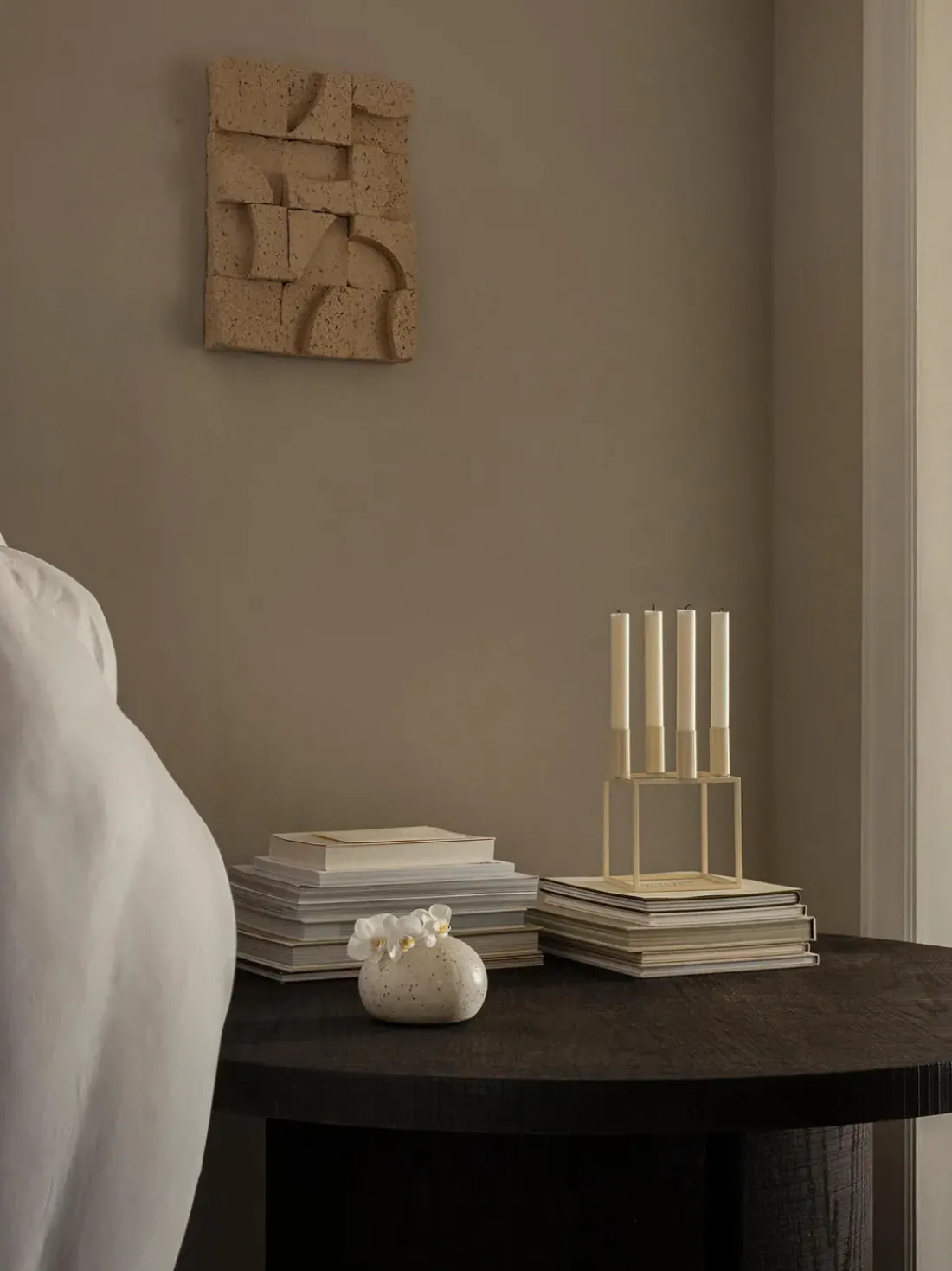 Candelabro de metal Kubus
