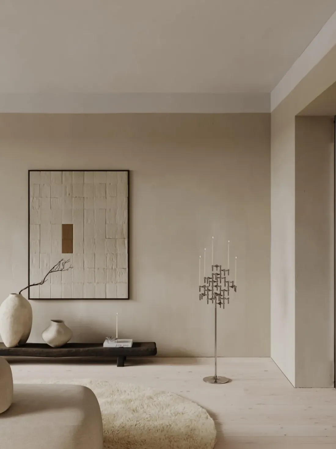 Candelabro de pie Stoff Nagel