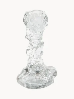 Candelabro de vidrio artesanal Drip
