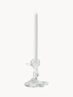 Candelabro de vidrio artesanal Drip