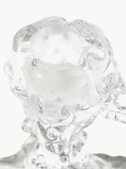 Candelabro de vidrio artesanal Drip