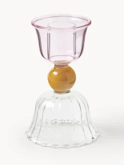 Candelabro de vidrio borosilicato Perle