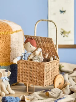 Carrito infantil de ratán Penne
