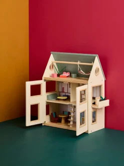 Casa de muñecas de madera Aiden