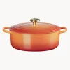Cazuela ovalada de hierro fundido Flamme Dorée