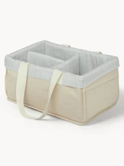 Cesta de algodón ecológico Camel