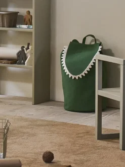 Cesta de algodón ecológico Crocodile