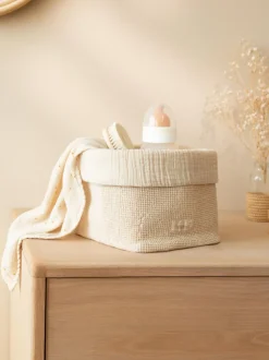 Cesta de algodón ecológico Wabi Sabi