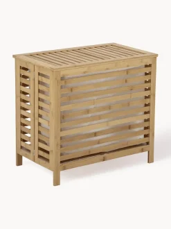 Cesta de lavandería de bambú con bolsa de tela Aden