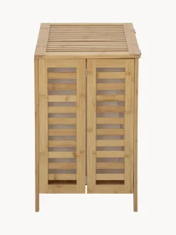 Cesta de lavandería de bambú con bolsa de tela Aden