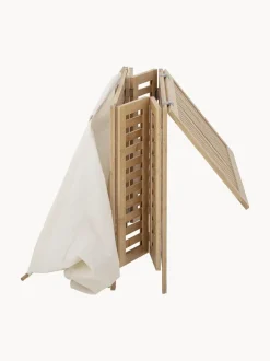 Cesta de lavandería de bambú con bolsa de tela Aden