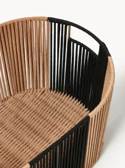 Cesta de ropa artesanal de cuerda Gabe