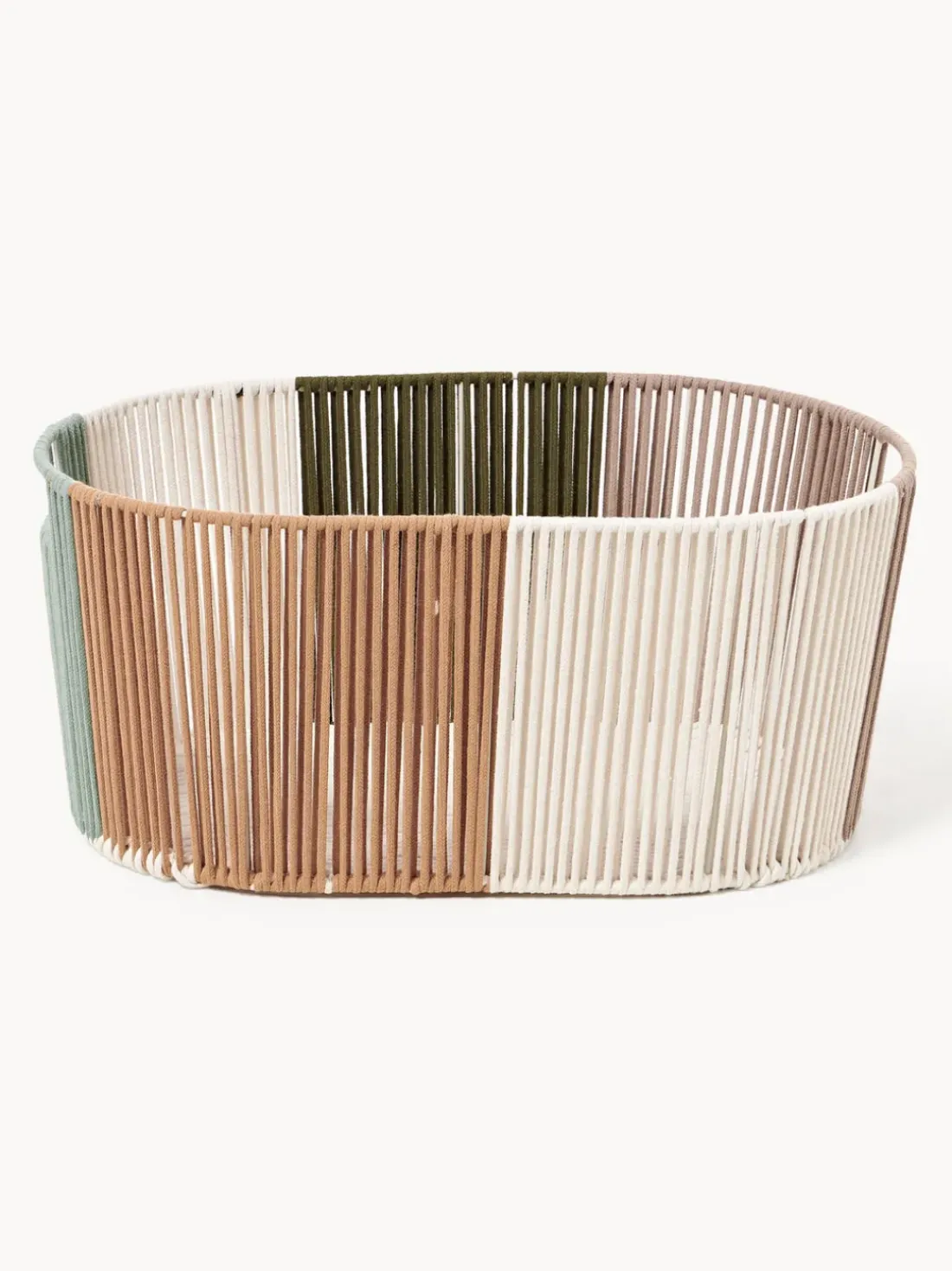 Cesta de ropa artesanal de cuerda Gabe