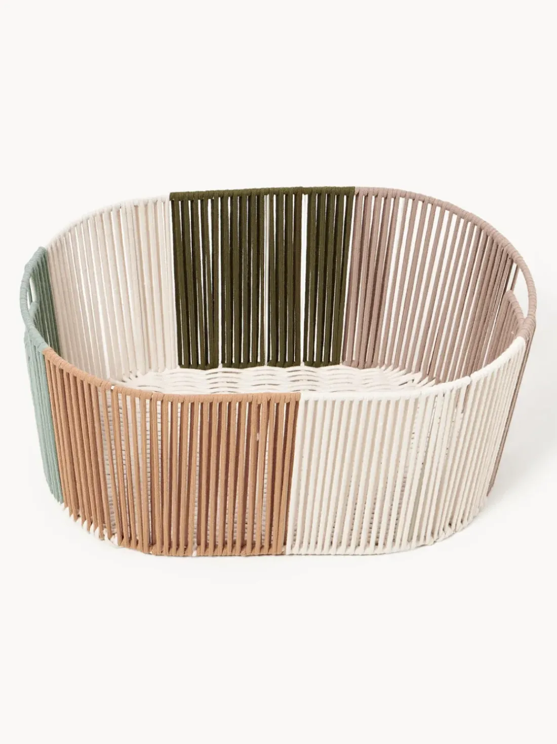Cesta de ropa artesanal de cuerda Gabe