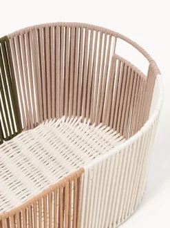 Cesta de ropa artesanal de cuerda Gabe
