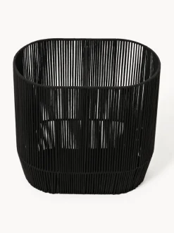 Cesta de ropa doble artesanal de cuerda Gabe