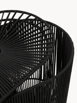Cesta de ropa doble artesanal de cuerda Gabe