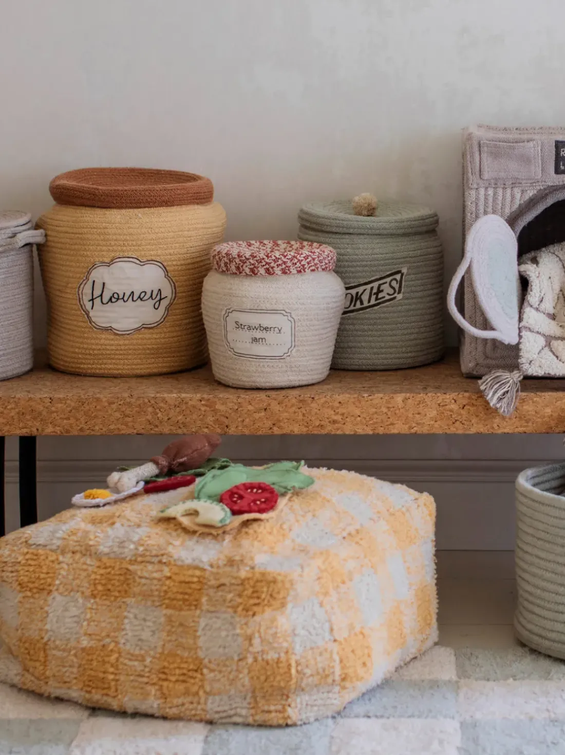 Cesta infantil artesanal Honey Pot