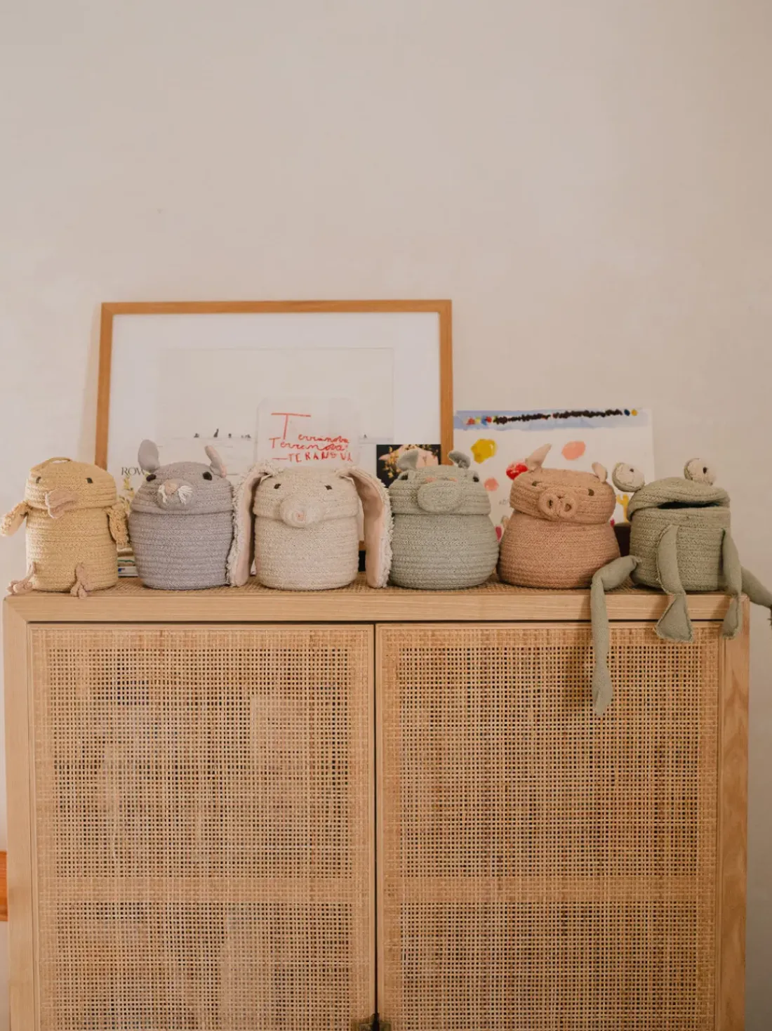 Cesta infantil artesanal Mini Fred