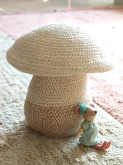 Cesta infantil artesanal Mushroom, 27 cm