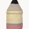 Cesta infantil artesanal Pencil, 30 cm