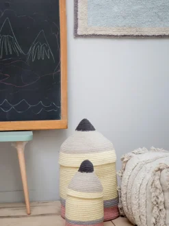 Cesta infantil artesanal Pencil, 30 cm