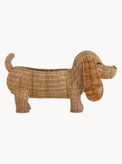 Cesta infantil de ratán Palle en forma de perro
